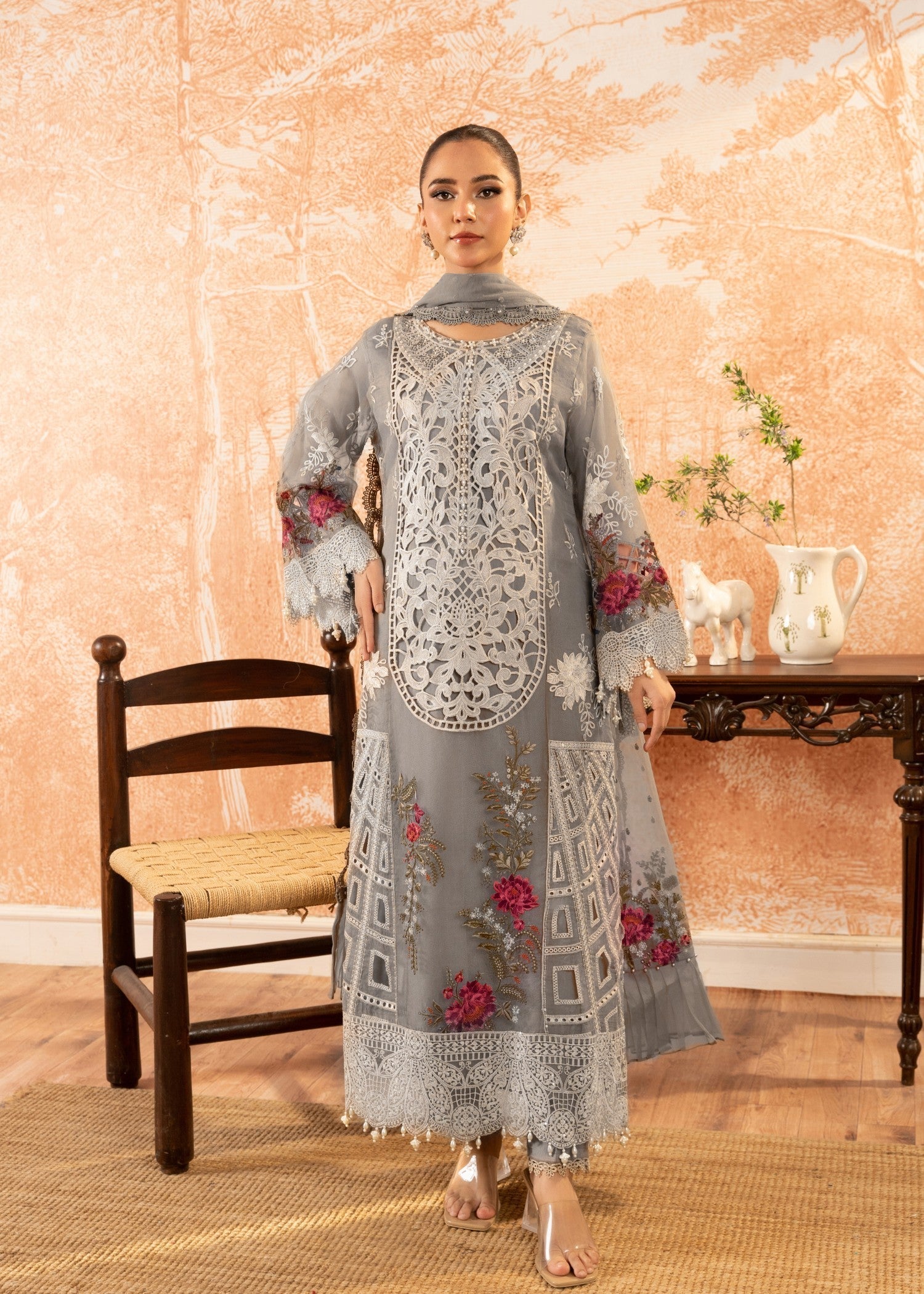 Malhaar ML RT AL 4030 grey Women 3pcs