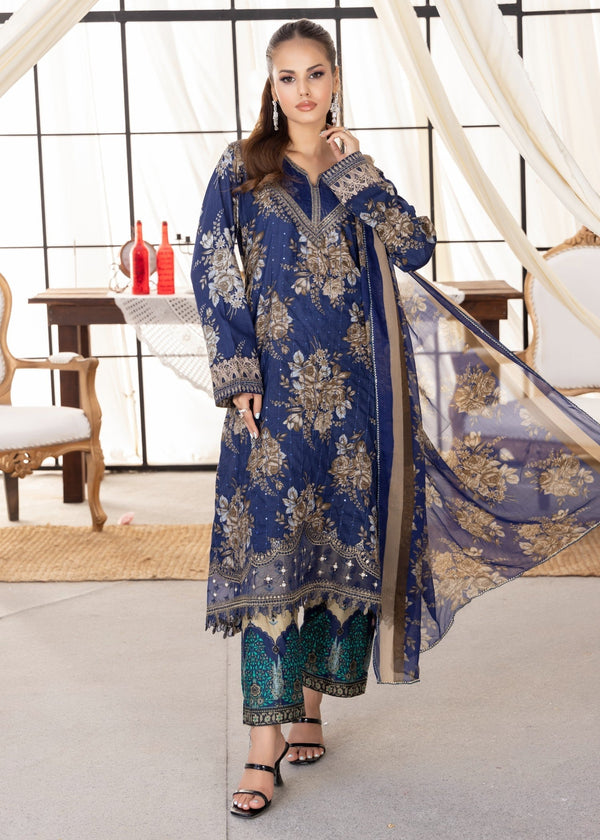 Polawn PD 24 501 B HUSN PRET LAWN COLLECTION Women 3pcs