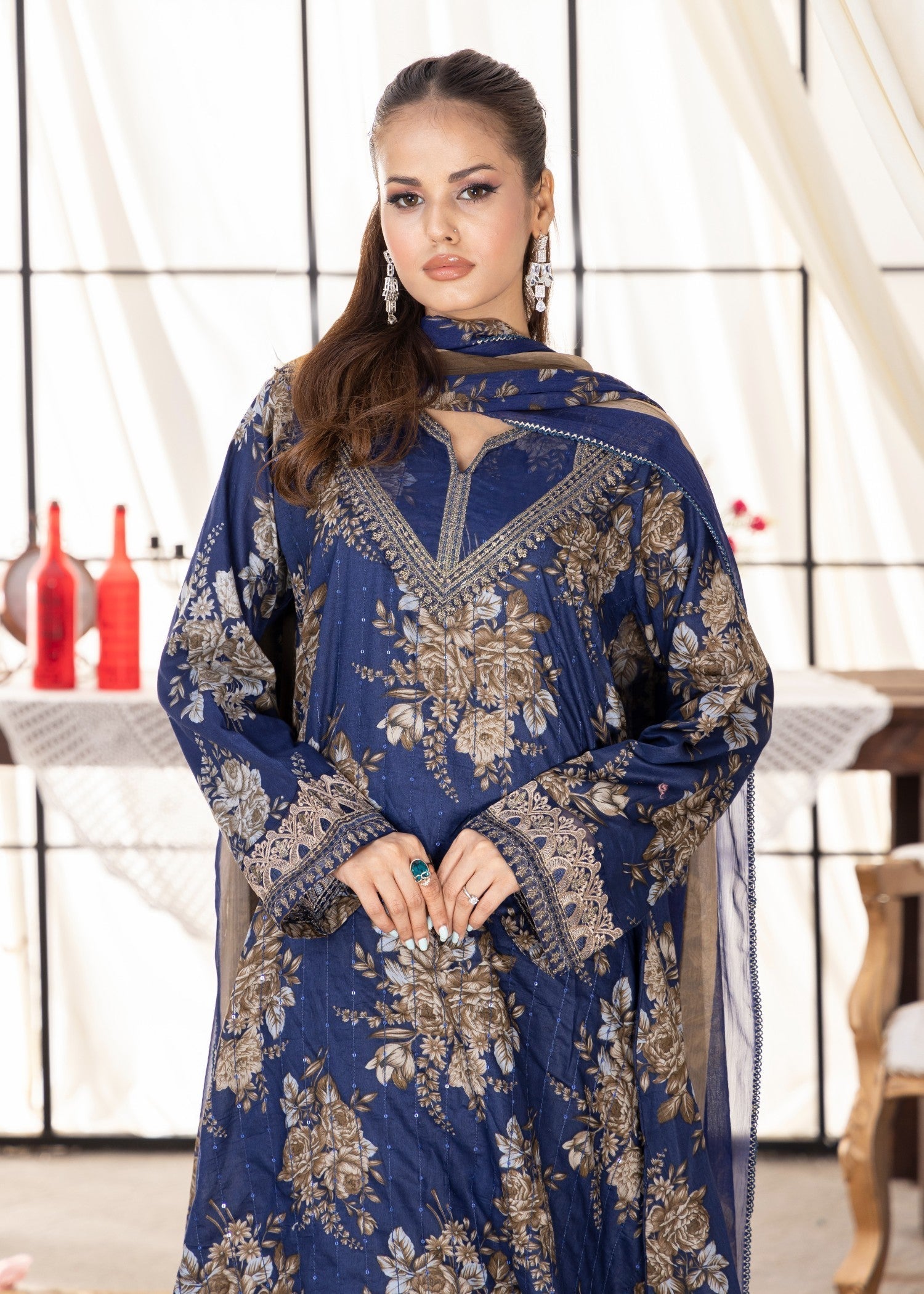 Polawn PD 24 501 B HUSN PRET LAWN COLLECTION Women 3pcs