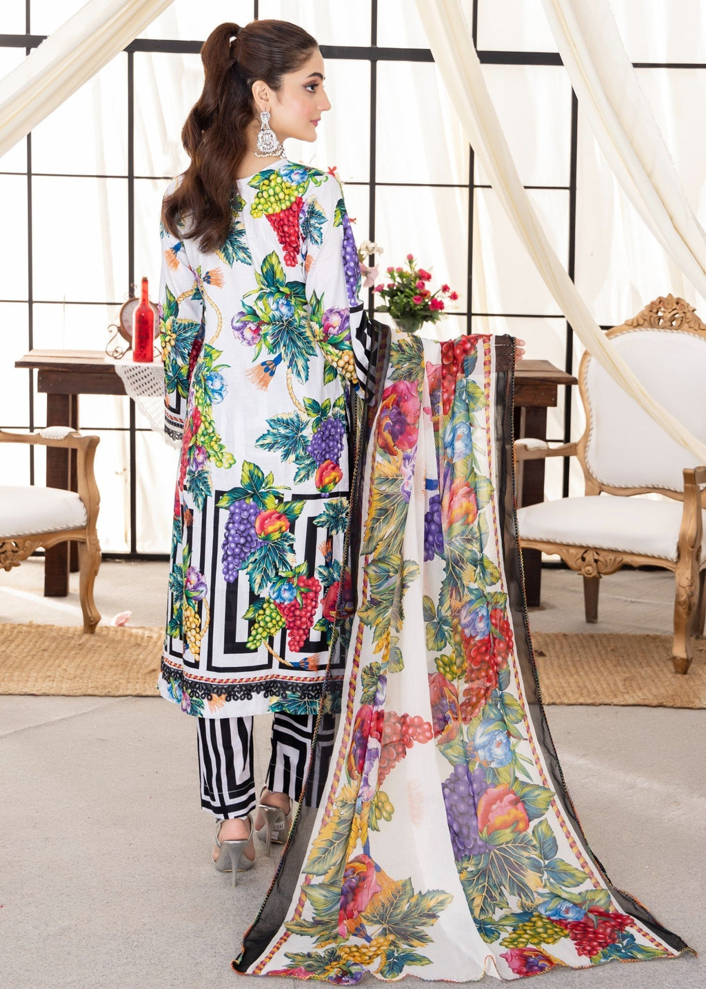 Polawn PD 24 504 A HUSN PRET LAWN COLLECTION Women 3pcs