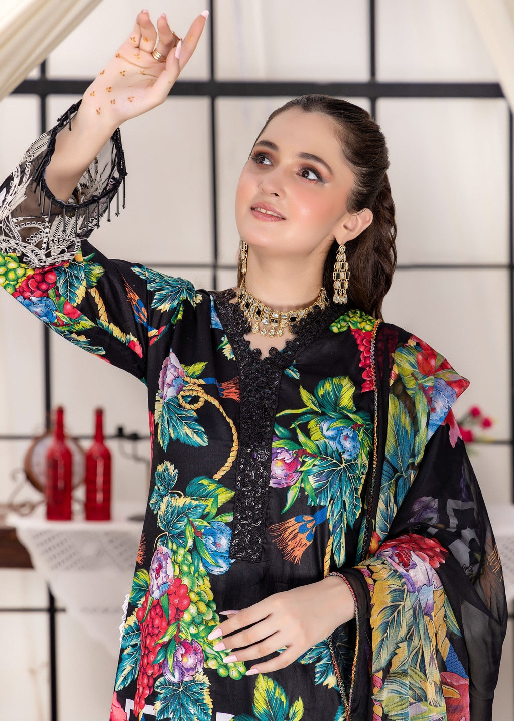 Polawn PD 24 504 B HUSN PRET LAWN COLLECTION Women 3pcs