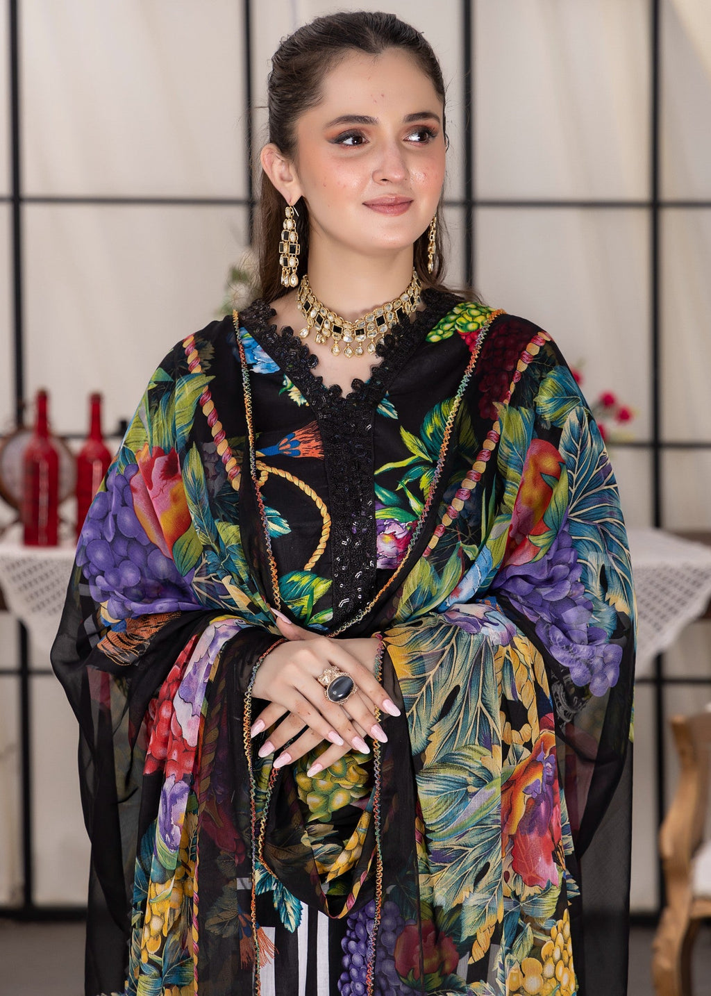 Polawn PD 24 504 B HUSN PRET LAWN COLLECTION Women 3pcs