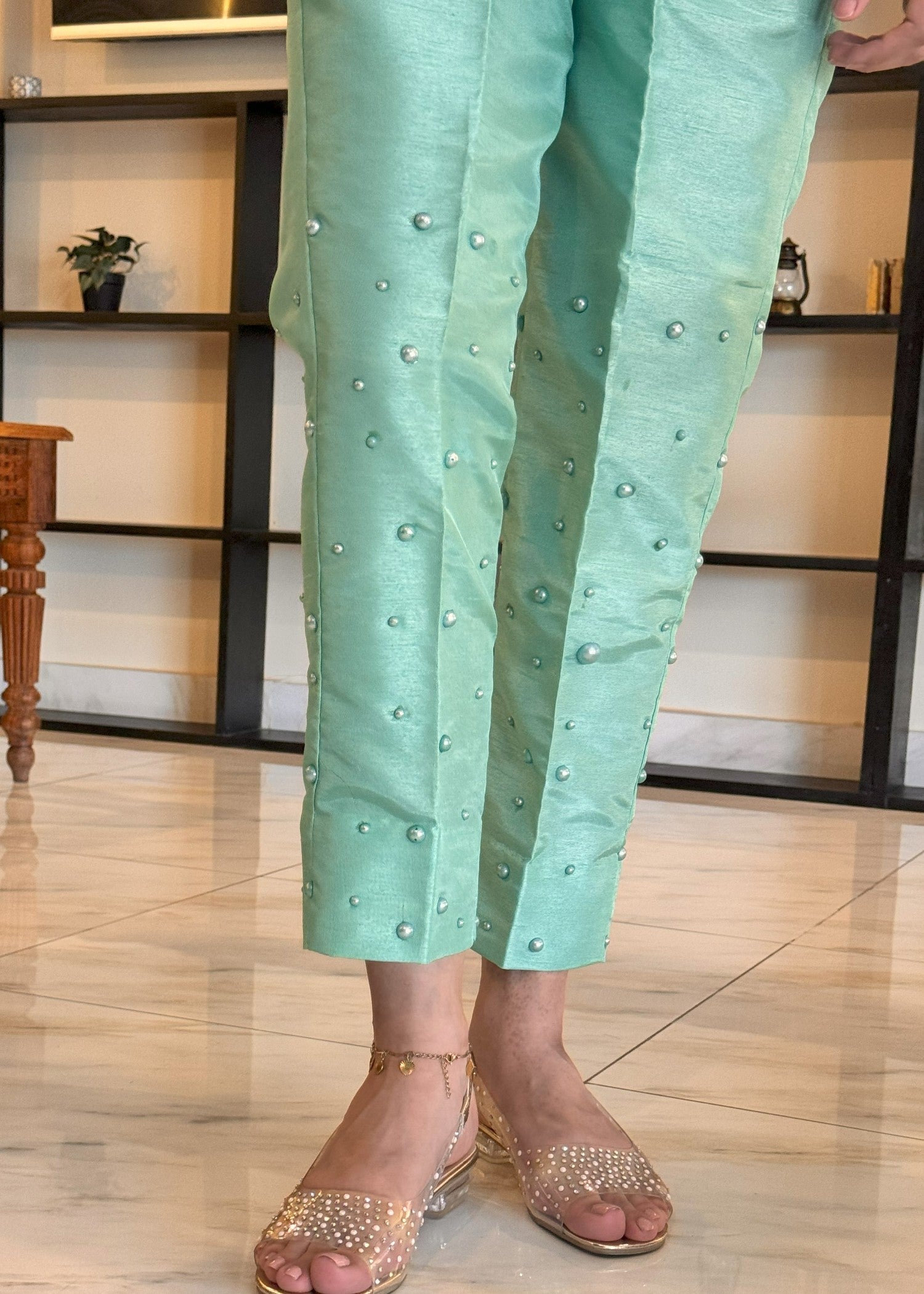 Rang-e-Meeras Jade Pearl Pants Women 1pcs