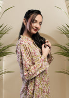 Ahlam By Safa Textile Floral Finesse Co Ord Set Women 2pcs