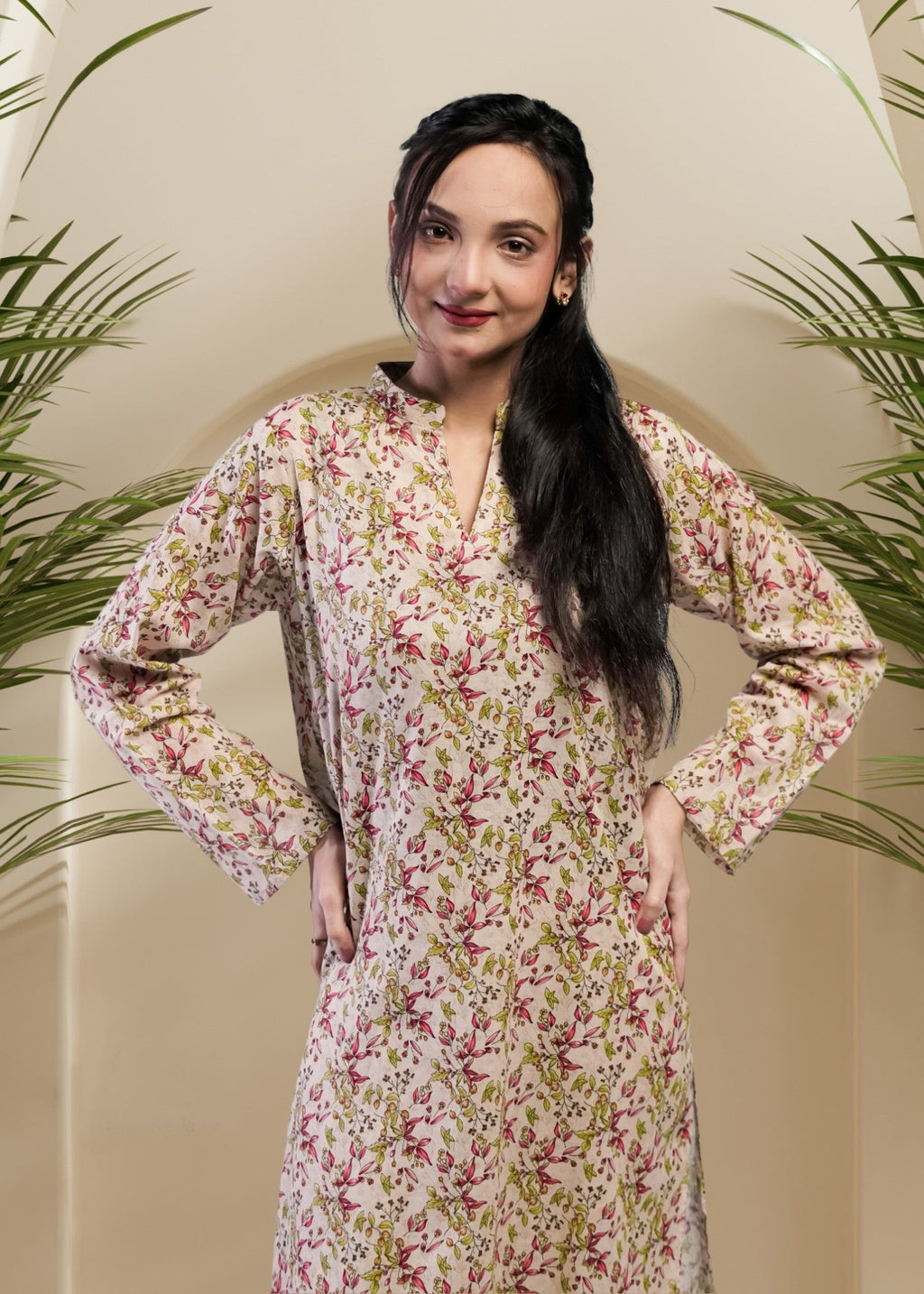 Ahlam By Safa Textile Floral Finesse Co Ord Set Women 2pcs