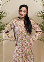 Ahlam By Safa Textile Floral Finesse Co Ord Set Women 2pcs