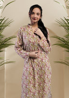 Ahlam By Safa Textile Floral Finesse Co Ord Set Women 2pcs