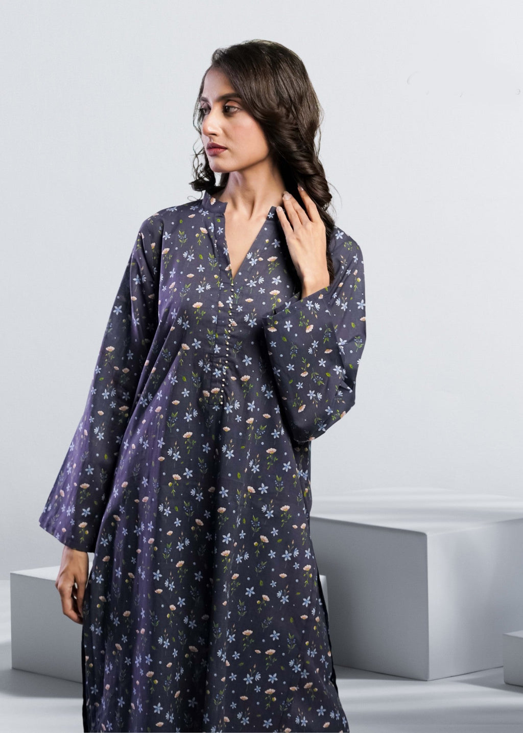 Ahlam By Safa Textile BlueBell Co Ord Set Women 2pcs