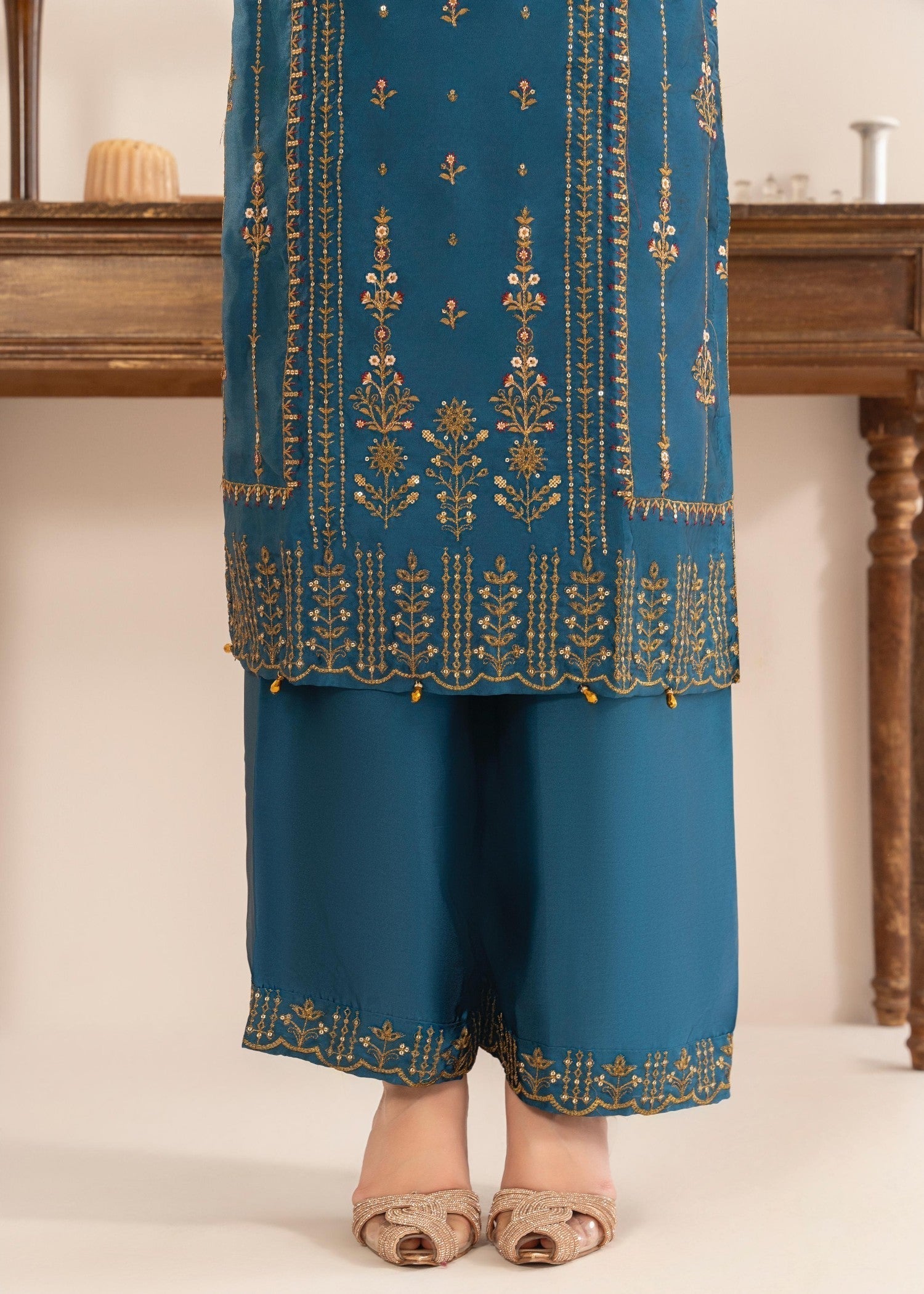 Rangoon Clothing NUREH PEACOCK SILKEN Women 3pcs