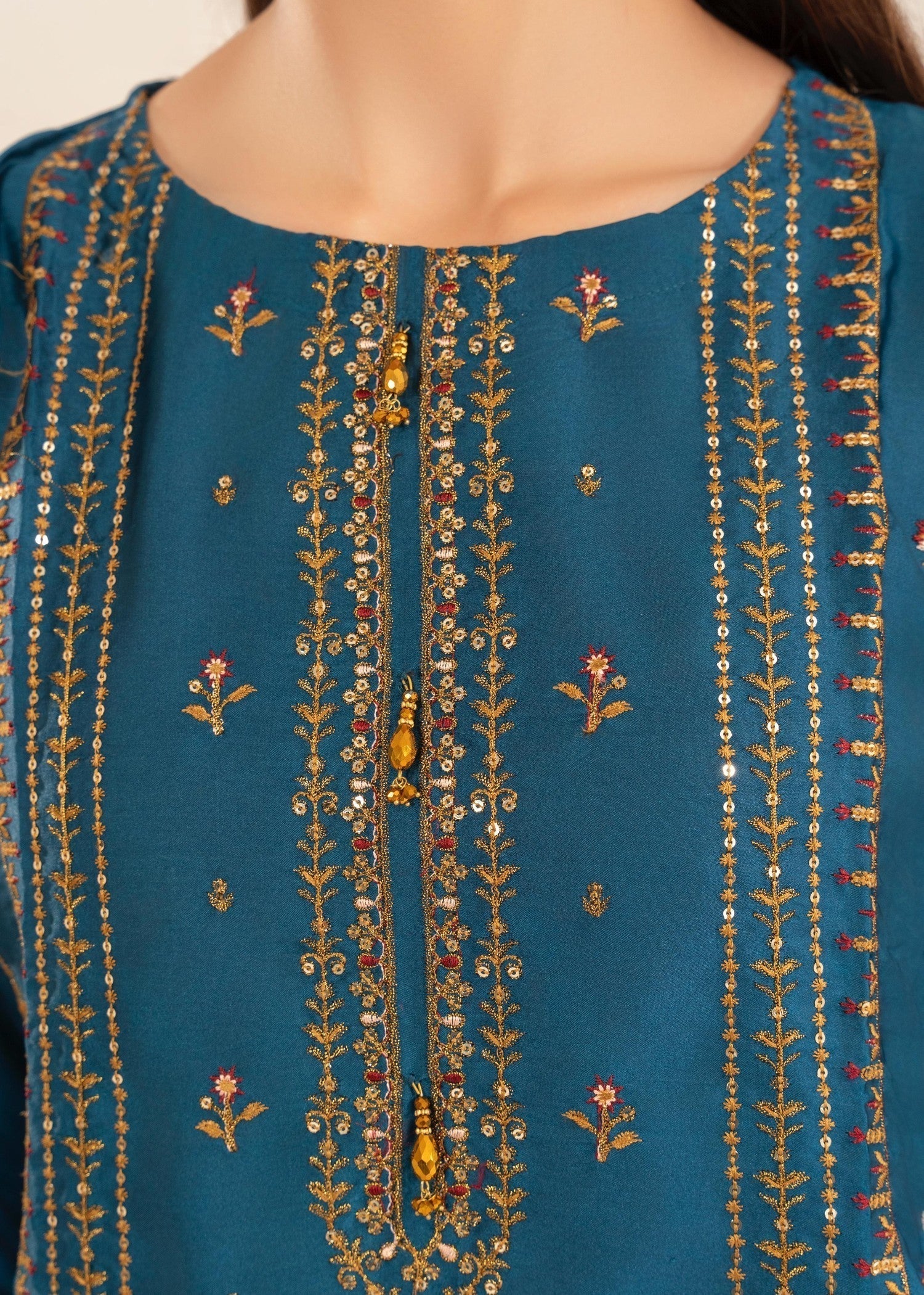 Rangoon Clothing NUREH PEACOCK SILKEN Women 3pcs