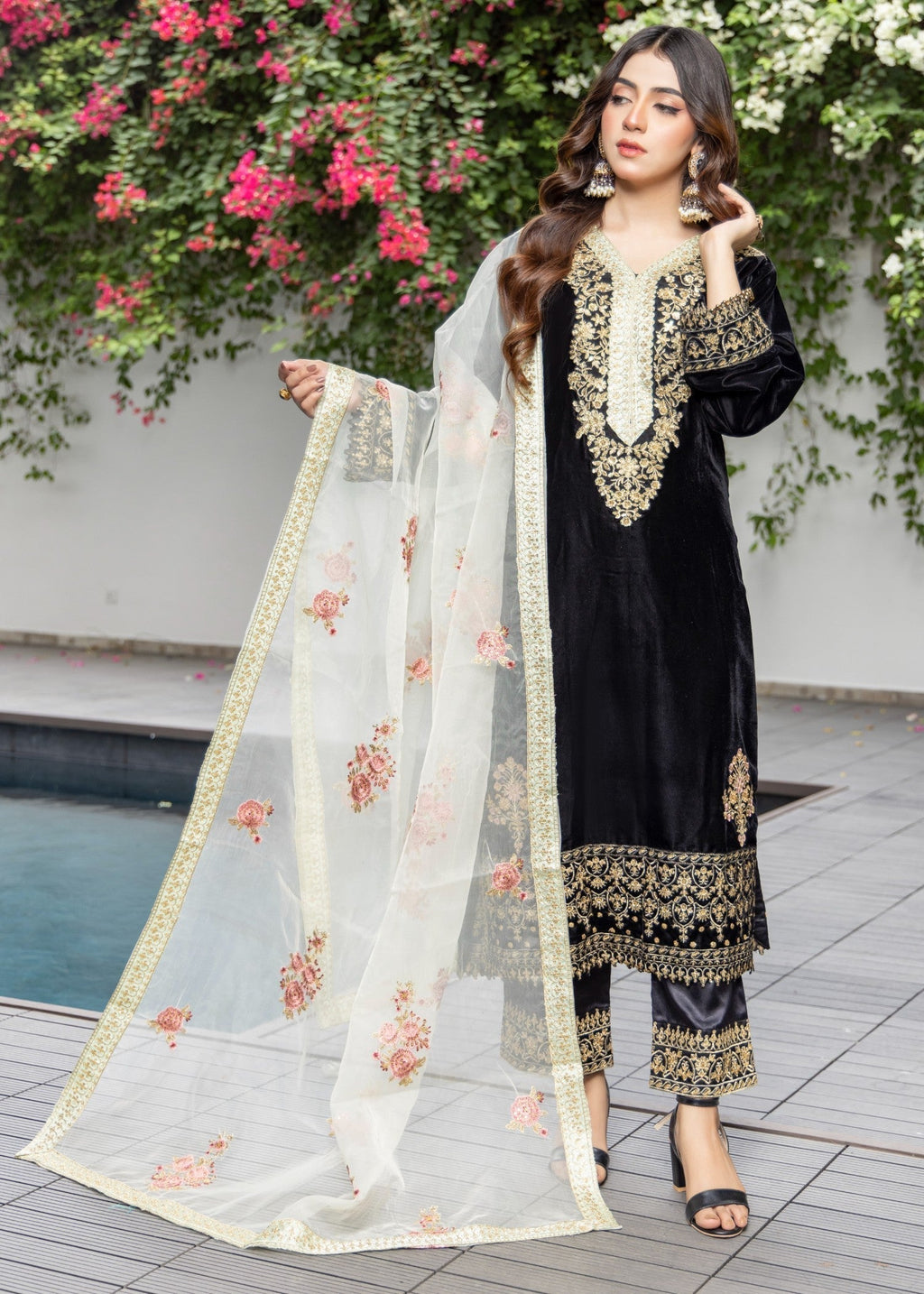 Polawn PD 24 901 VELVINA FORMAL PRET VELVET COLLECTION Women 3pcs