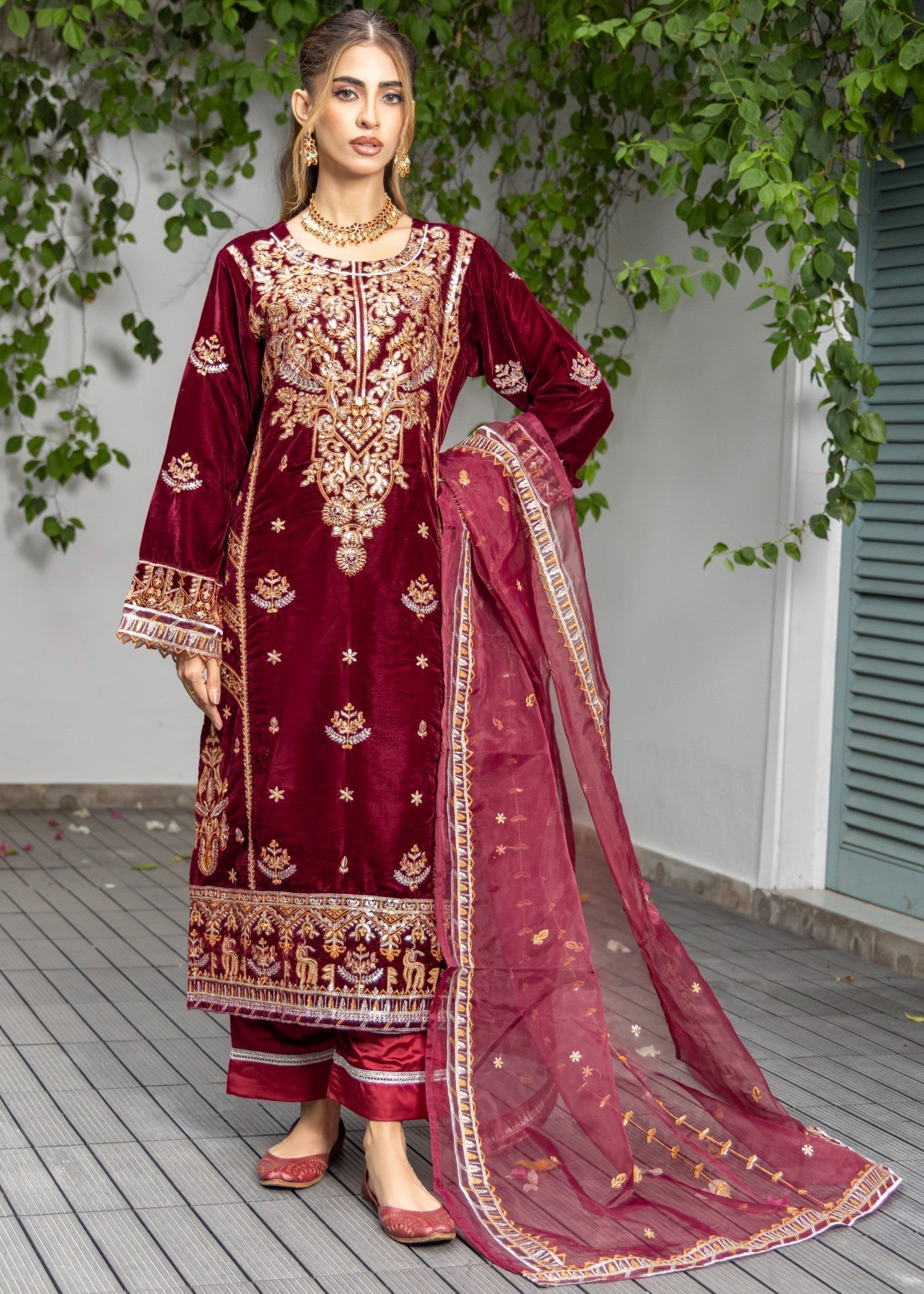 Polawn PD 24 902 VELVINA FORMAL PRET VELVET COLLECTION Women 3pcs
