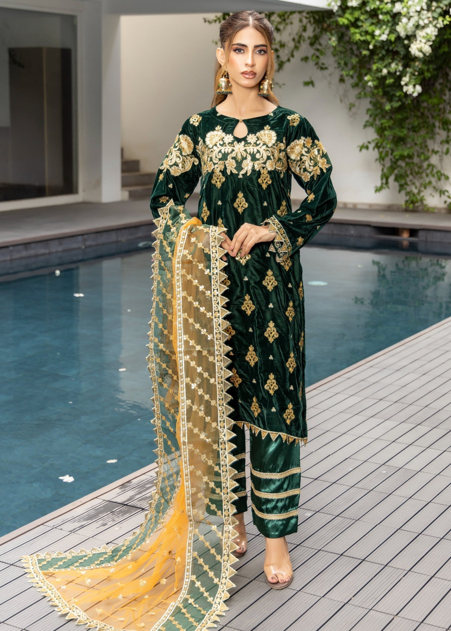 Polawn PD 24 904 VELVINA FORMAL PRET VELVET COLLECTION Women 3pcs