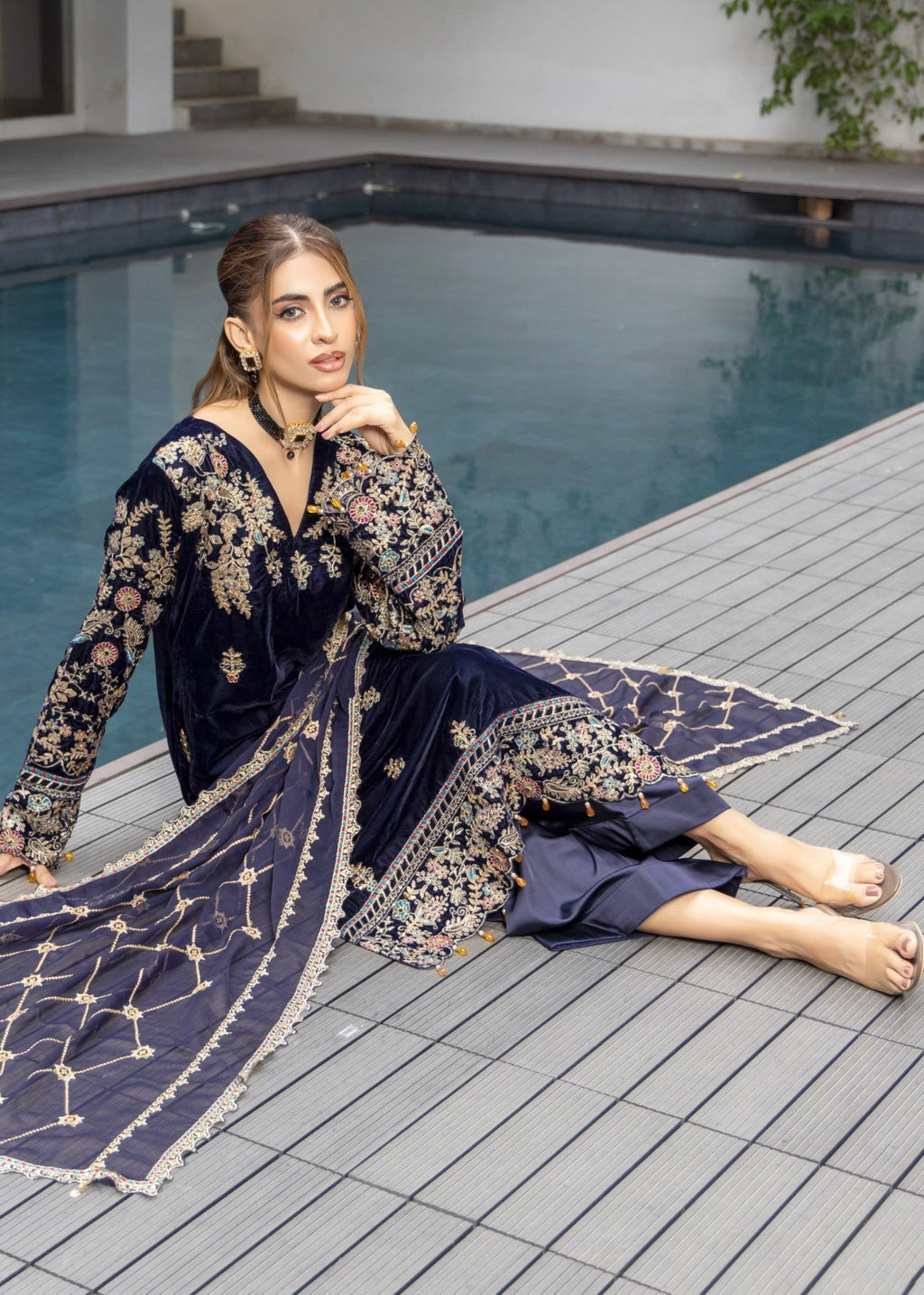 Polawn PD 24 906 VELVINA FORMAL PRET VELVET COLLECTION Women 3pcs