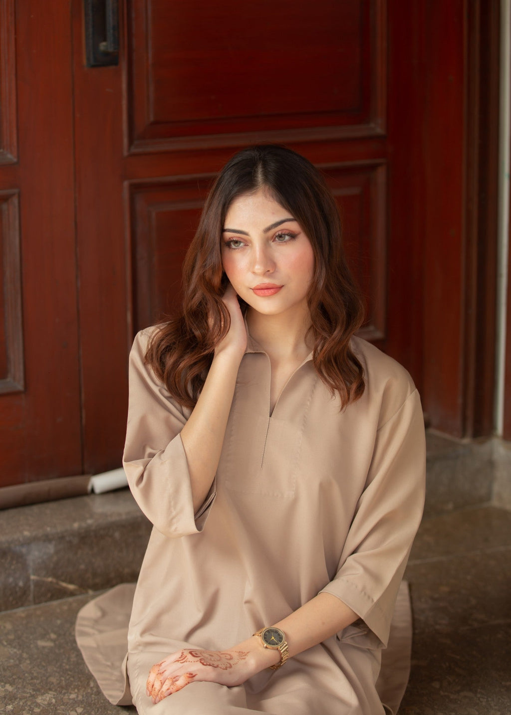 Zauk Phone Two Piece Dress Women 2pcs