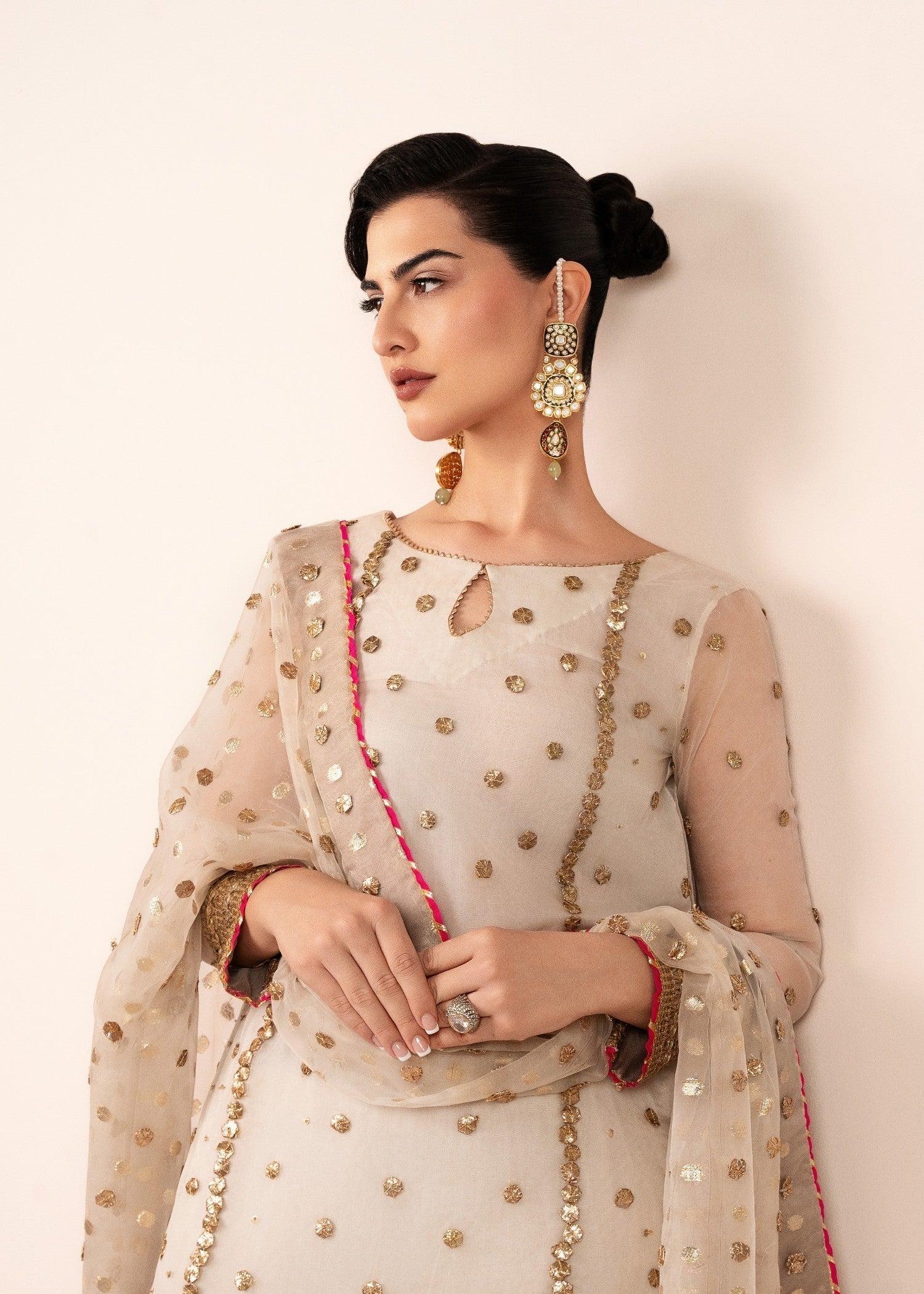 Rang-e-Meeras Zarbaft Women 3pcs