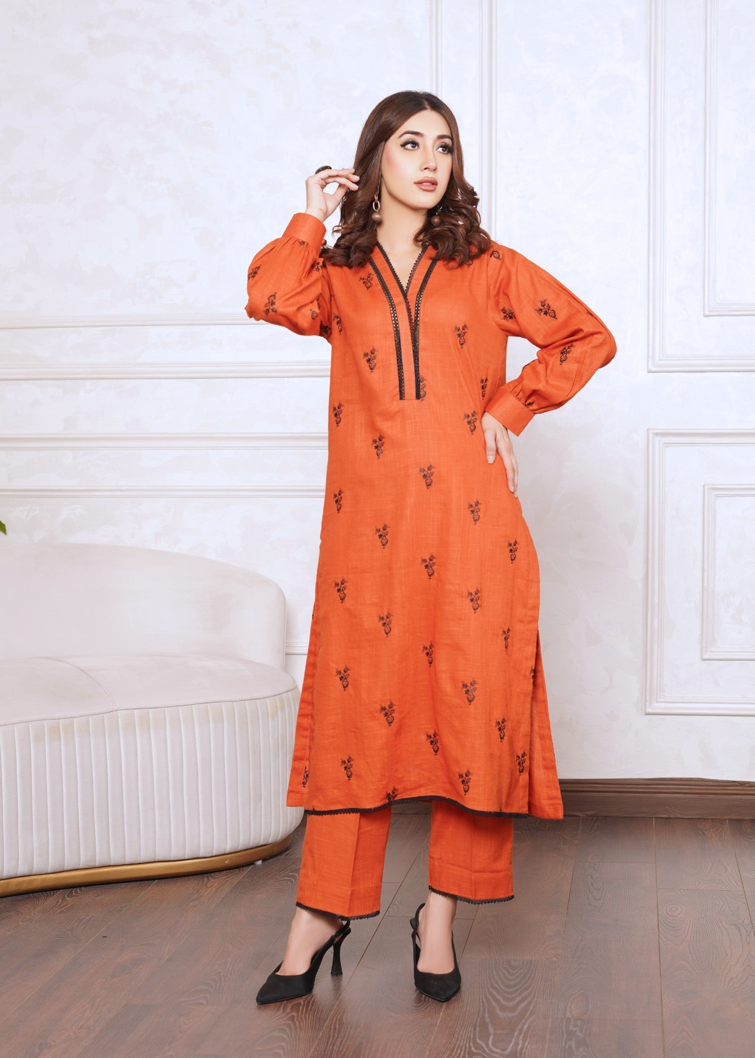 Yolo Pret Embroidered Khaddar W24 EMB 0003 Women 2pcs