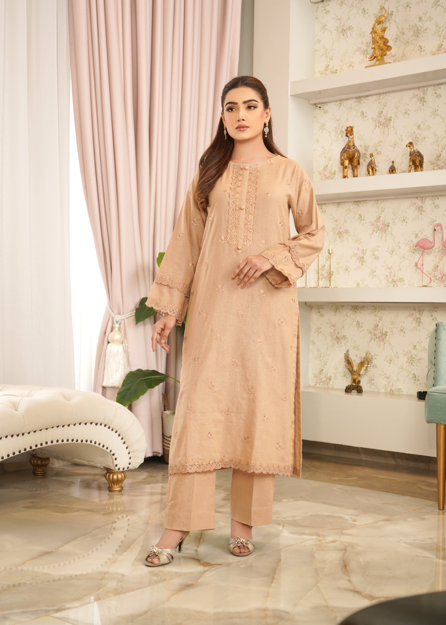 Yolo Pret Embroidered Khaddar W24 EMB 0001 Women 2pcs