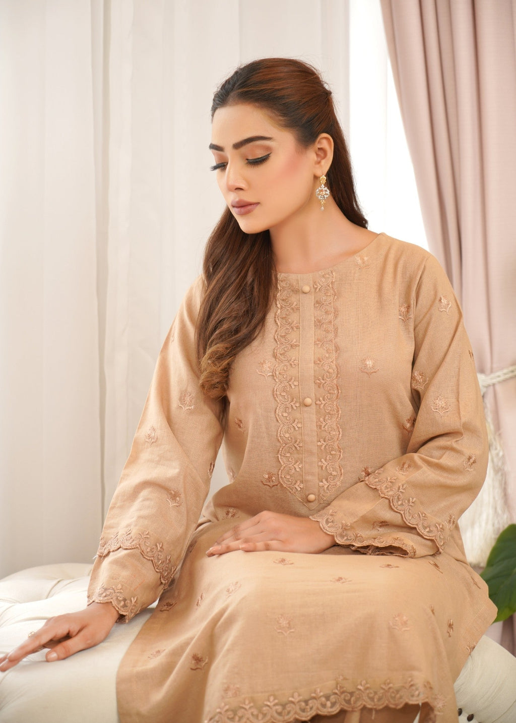 Yolo Pret Embroidered Khaddar W24 EMB 0001 Women 2pcs