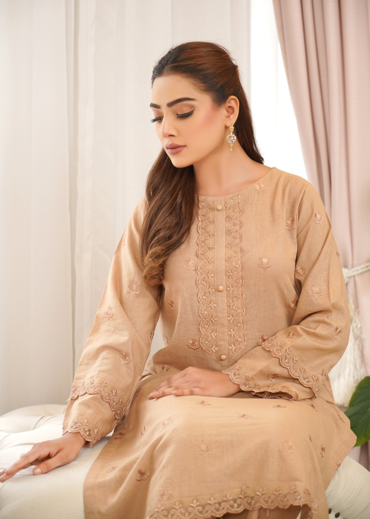 Yolo Pret Embroidered Khaddar W24 EMB 0001 Women 2pcs