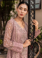 Mona Embroidery Ornate Blossoms lilac Women 3pcs