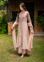Mona Embroidery Artisan Peach Women 3pcs