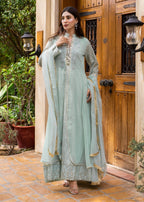Mona Embroidery Artisan Mint Green Women 3pcs