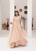 Mona Embroidery Ritzy Rosette peach Women 3pcs