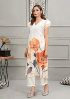 Hareem Fatima Marigold Glow Women 2pcs