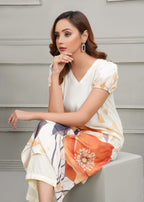 Hareem Fatima Marigold Glow Women 2pcs