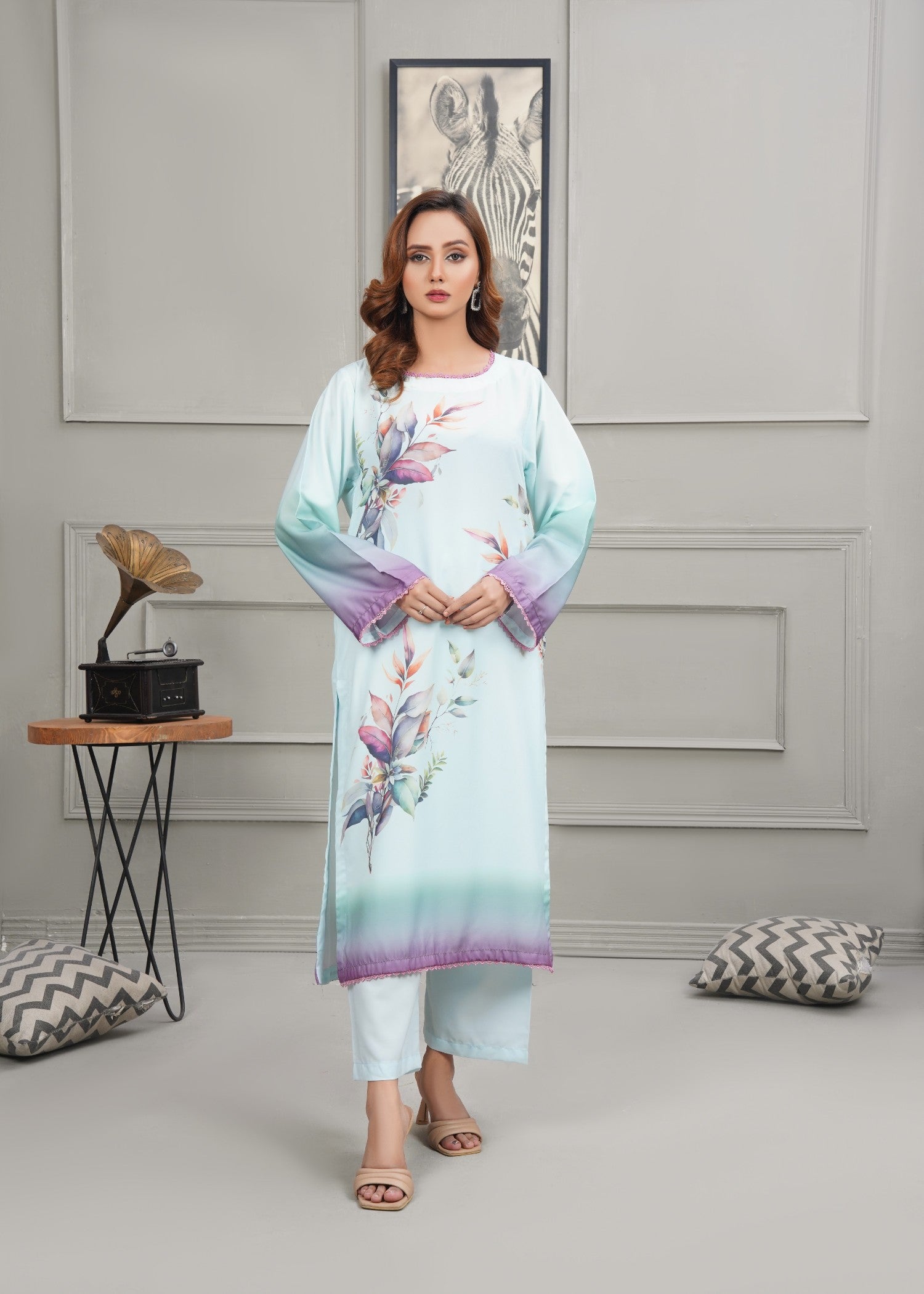 Hareem Fatima Serene Garden Women 2pcs