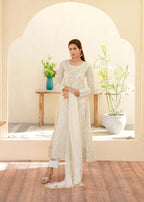 Mona Embroidery Artisan Flow Off White Women 3pcs