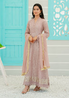 Mona Embroidery Ethereal Lace Lilac Women 3pcs
