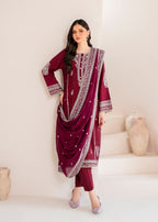 Garnet Clothing Rosette Women 2pcs