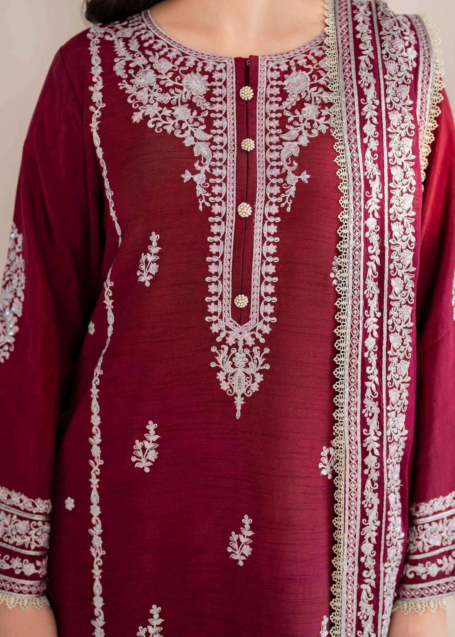 Garnet Clothing Rosette Women 2pcs