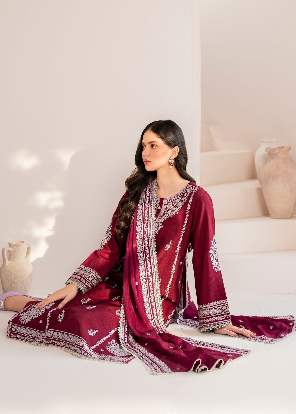 Garnet Clothing Rosette Women 2pcs