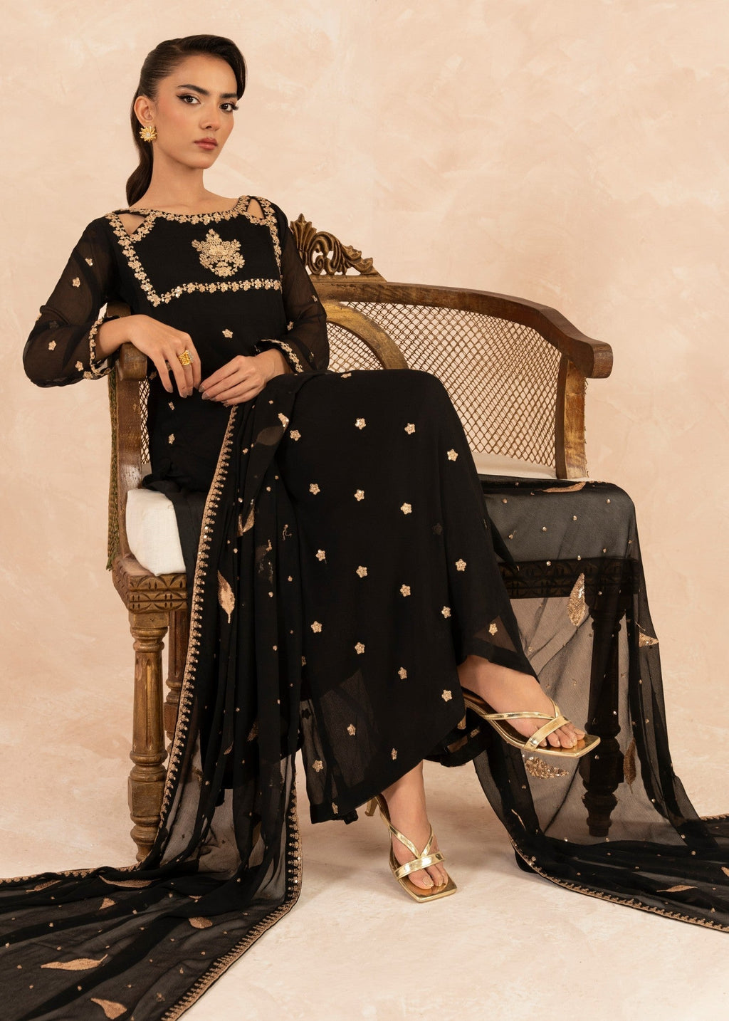 Agha Jaan PAYAL Women 3pcs