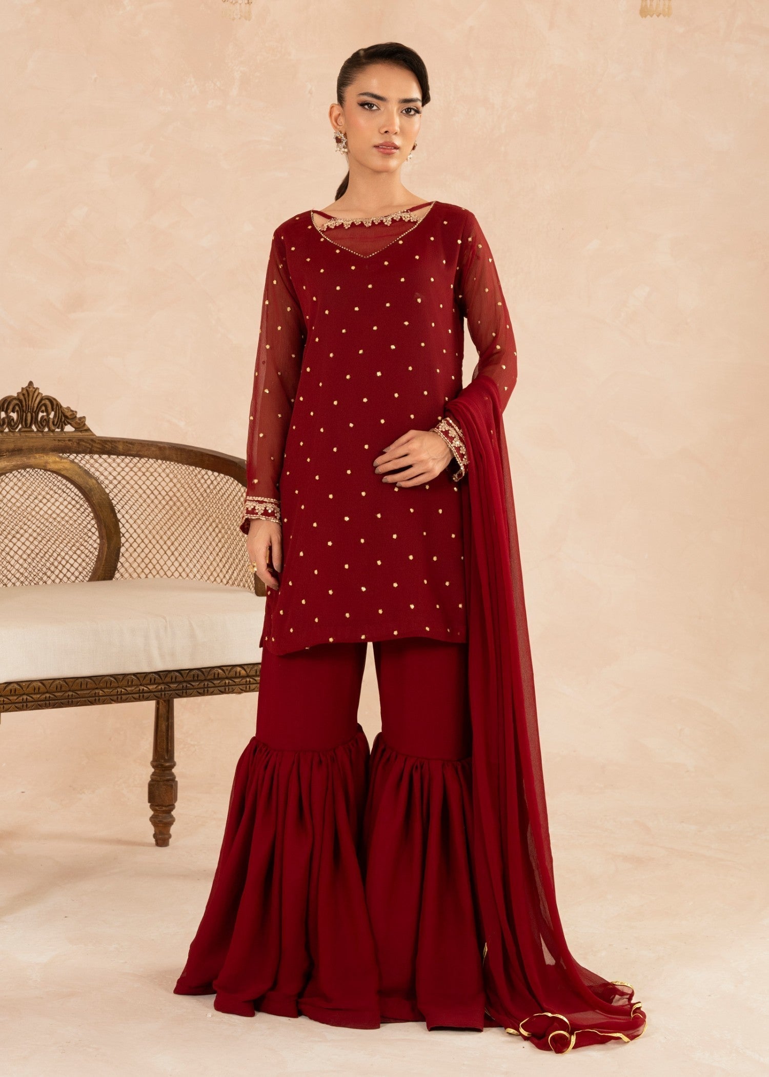 Agha Jaan HUNOON Women 3pcs