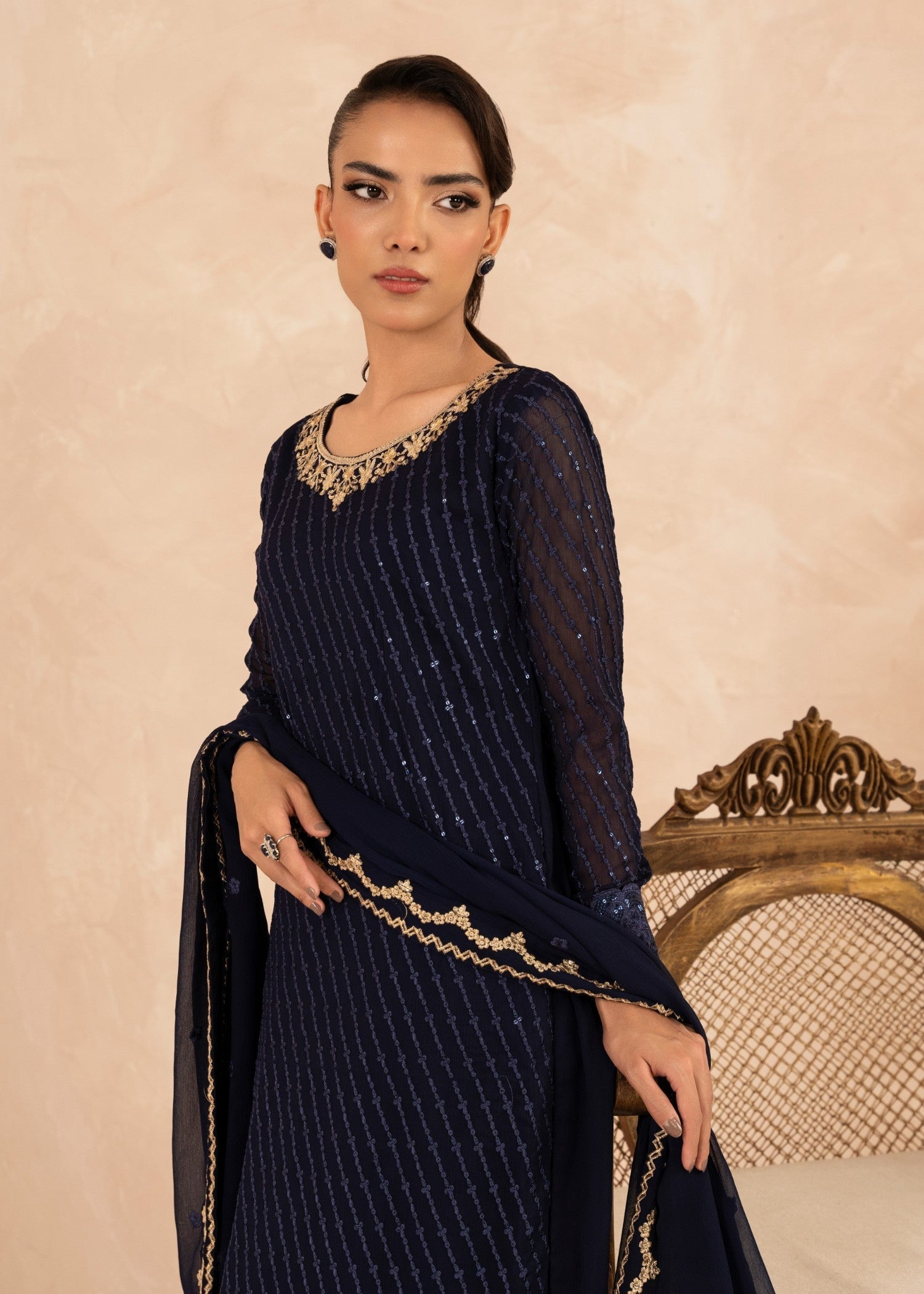 Agha Jaan GHAZAL Women 3pcs