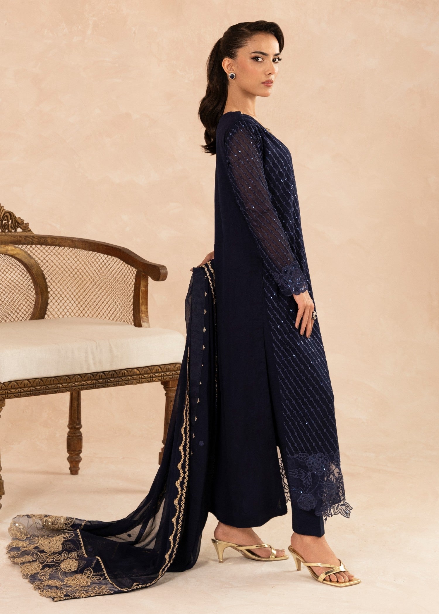 Agha Jaan GHAZAL Women 3pcs