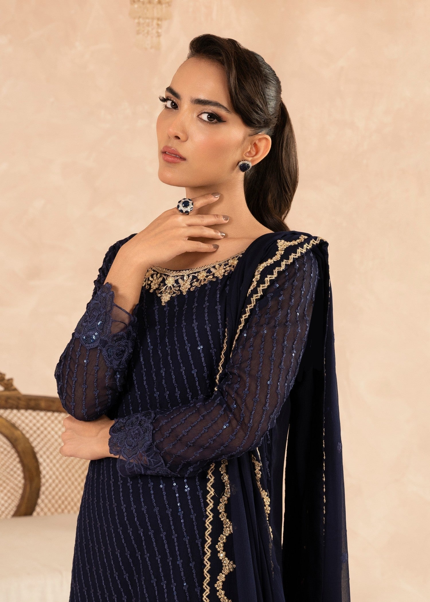 Agha Jaan GHAZAL Women 3pcs