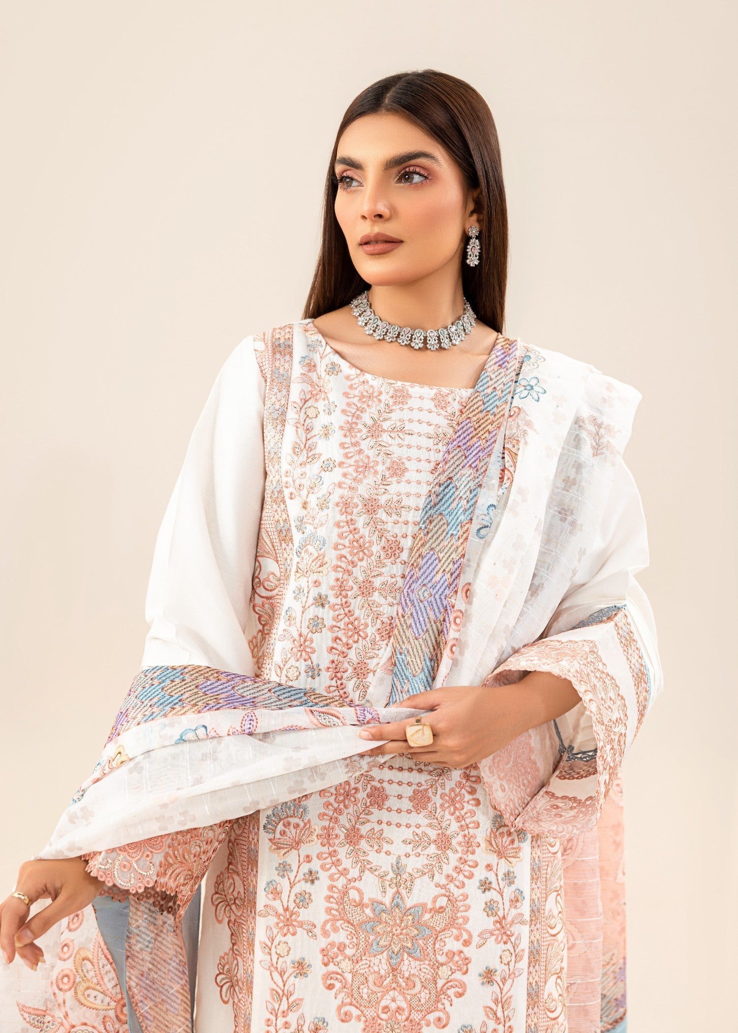 Ruby Suleiman IRONY OF WHITE Women 3pcs