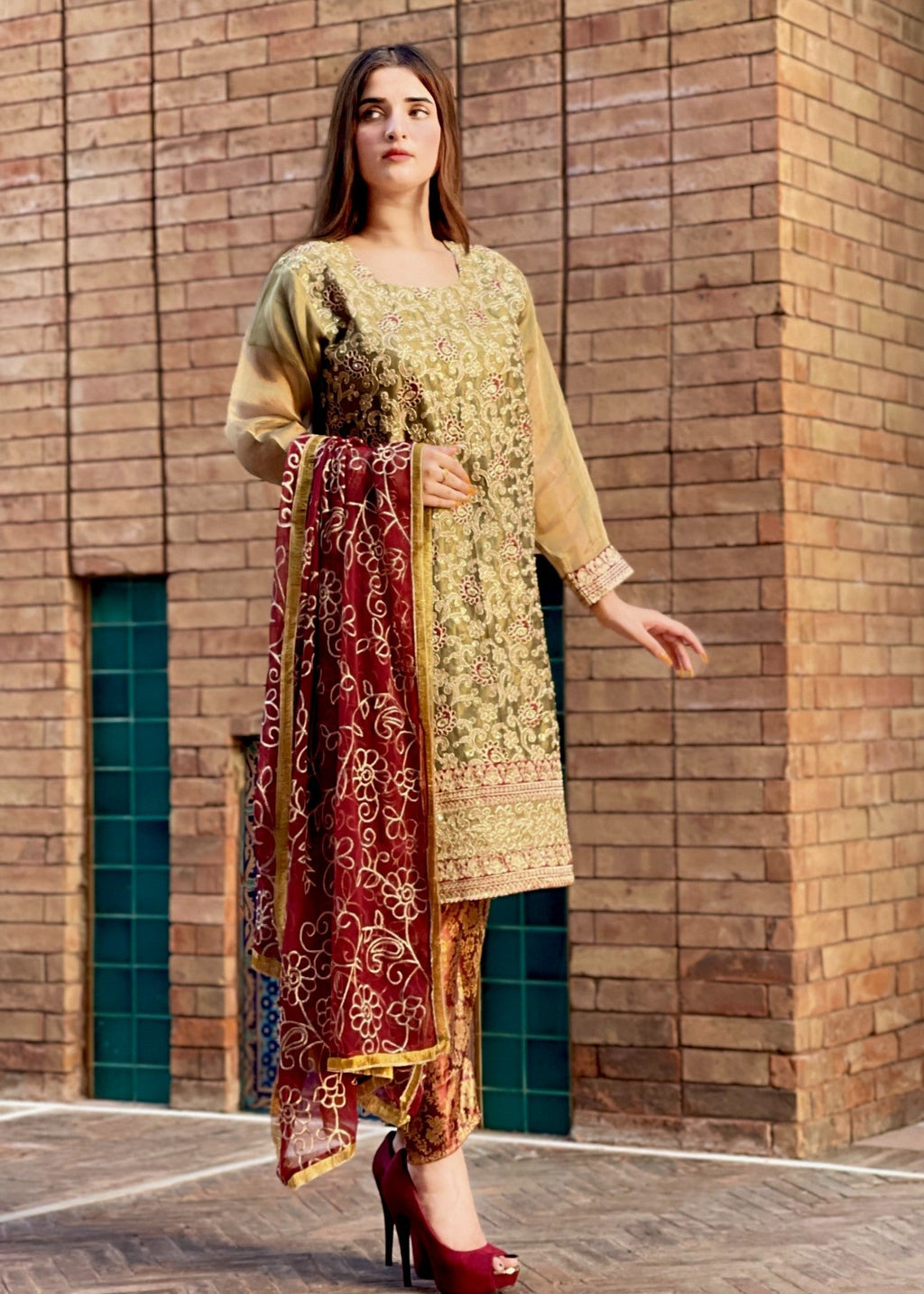 Four Season Boutique INDIAN MESORI Women 3pcs