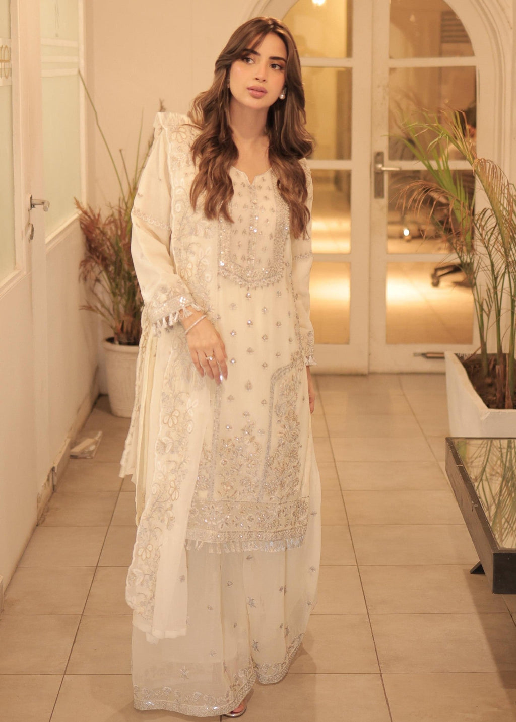 Four Season Boutique Dur e fishan CreamWhite Women 3pcs