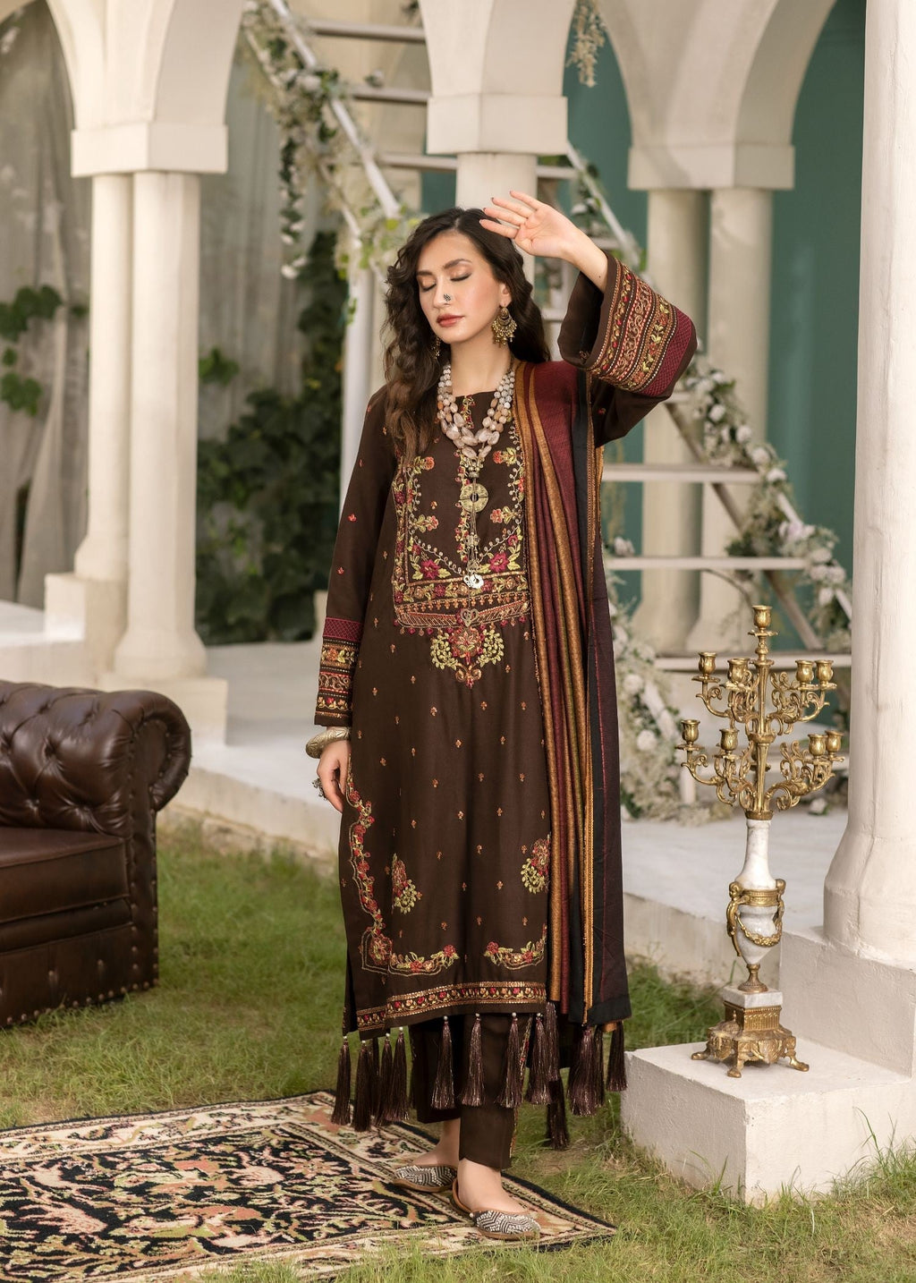 Meem Designs BROWN (LINEN) Women 3pcs