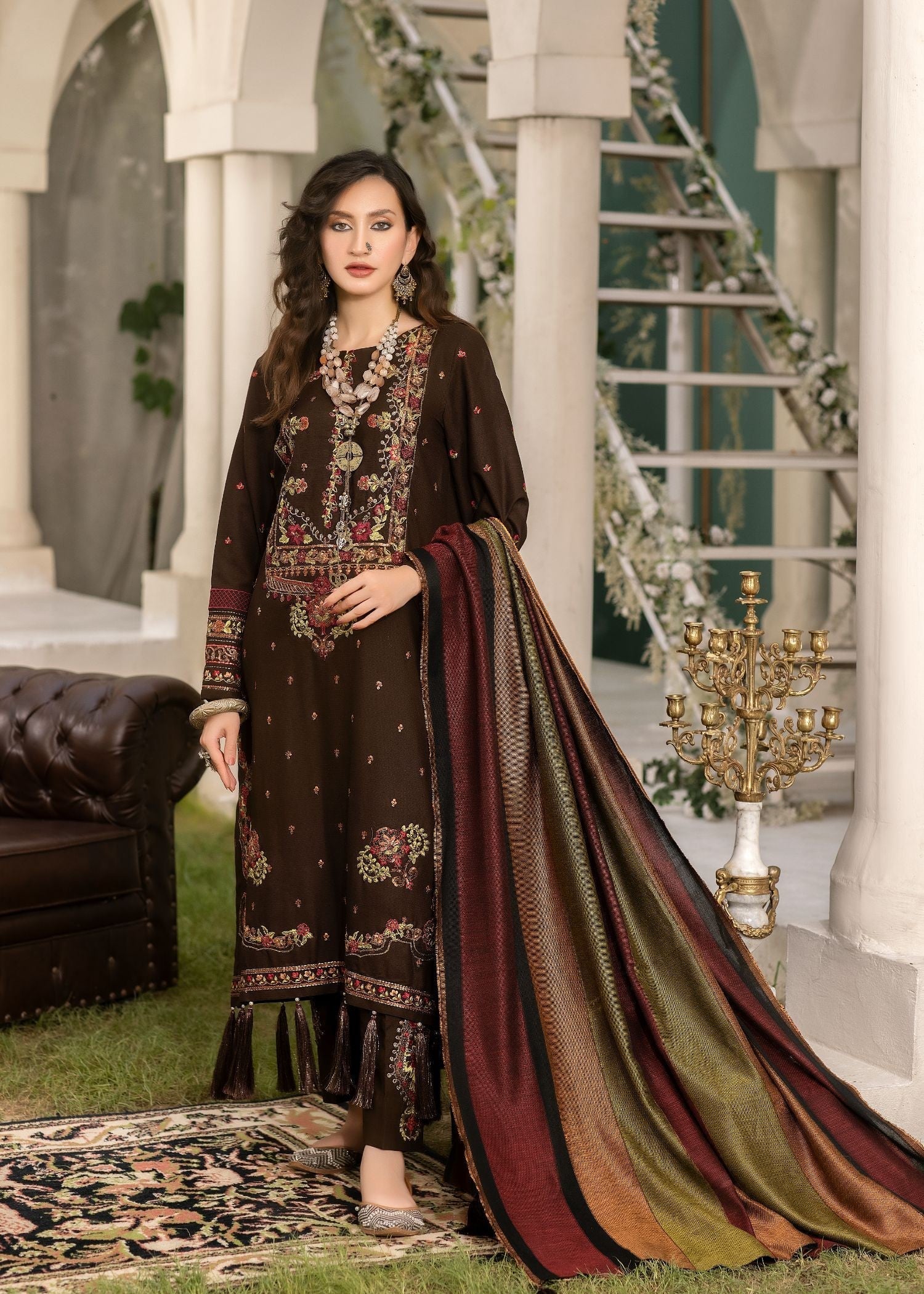 Meem Designs BROWN (LINEN) Women 3pcs
