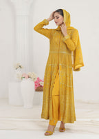 Ayesha Closet Marjan Mustard Women 3pcs