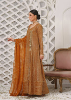 Ayesha Closet Zulaikha Mustard Women 3pcs