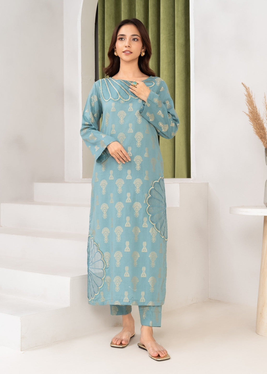 Sahibas By Mirza Gulnaaz Blue Women 2pcs