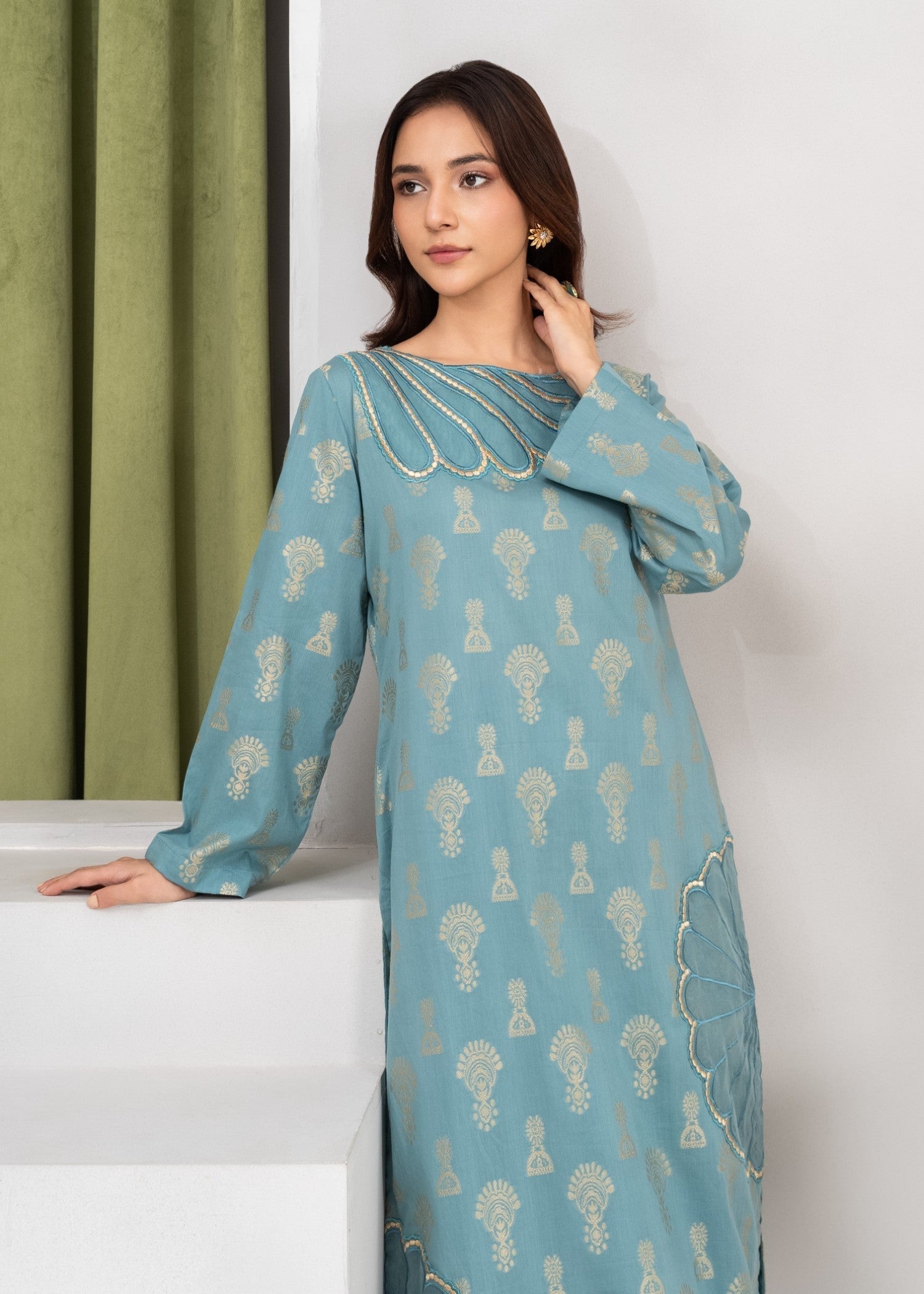 Sahibas By Mirza Gulnaaz Blue Women 2pcs